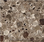 M045 Brown Crystal / Quartz , Polished Tiles & Slabs , Floor Covering Tiles, Quartz Wall Covering Tiles,Quartz Skirting